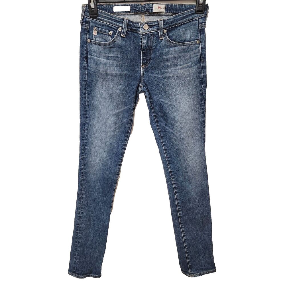 AG Adriano Goldschmied The Stilt Jeans Womens 27R Blue Cigarette Leg Denim